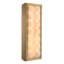 Wall Lamp Cabildo Antique Brass Finish Alabaster