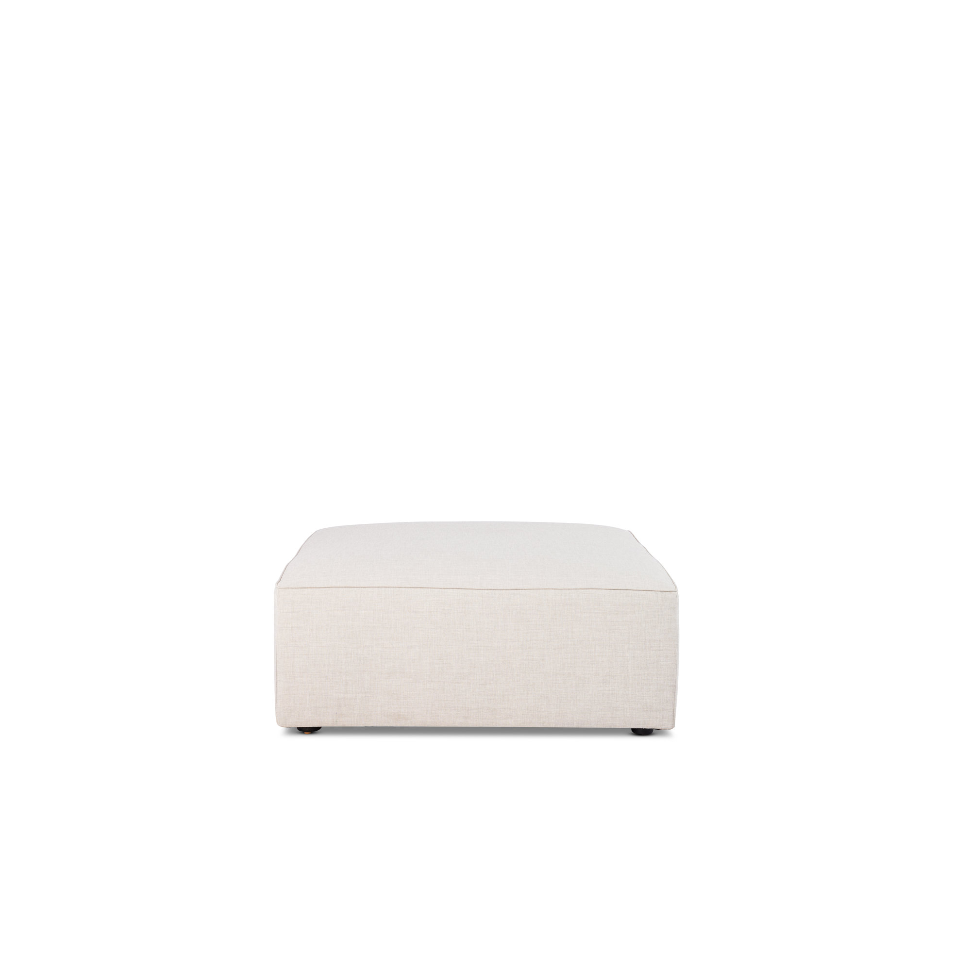 Del Modular Upholstered Reversible L-Sectional, Bella White Polyester