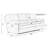 Reyes 90.5" Pillow Top Arm Reclining Sofa-48124828-48124831