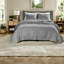 Cozy Grey King Bedding Sets, Cotton Farmhouse Quilt For Home