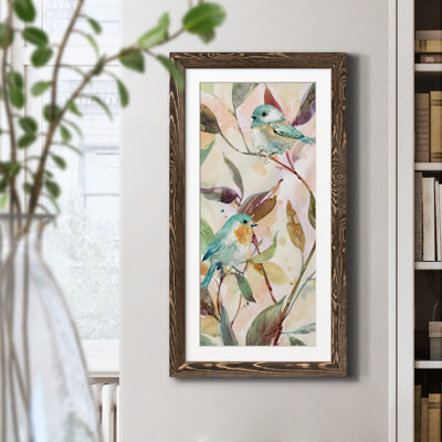 Bird Sanctuary I - Peinture sur toile encadrée