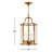Tide 6 - Light Steel Dimmable Lantern Chandelier-1643767505