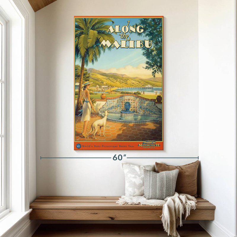 Nicci Along The Malibu, 51" H x 34" W