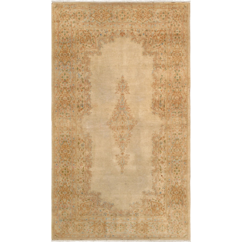 One-of-a-Kind Rectangle 3'10" x 6'11" Hand Knotted Area Rug
