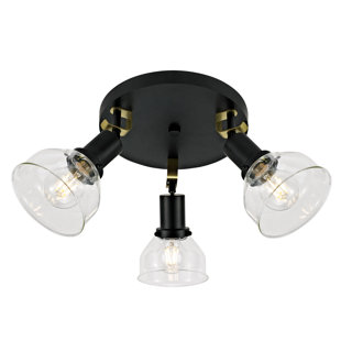 Ensemble de rail d'éclairage 3 lumières 13,42 po Maisie