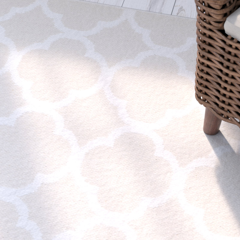Tapis en coton tissé à la main Desota, Rectangle 3 pi x 5 pi