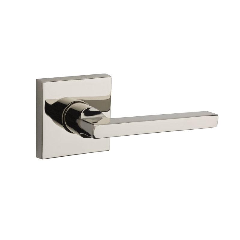 Passage Door Lever, Polished Nickel