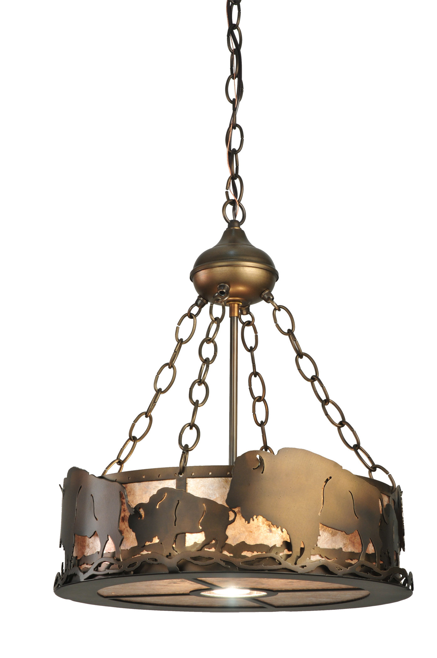 Meyda Lighting 2 Light Antique Copper Lantern Pendant Wayfair