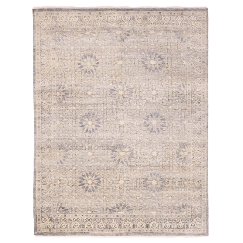 Tapis gris Finus Oushak 7 pi 11 po x 10 pi 0 po