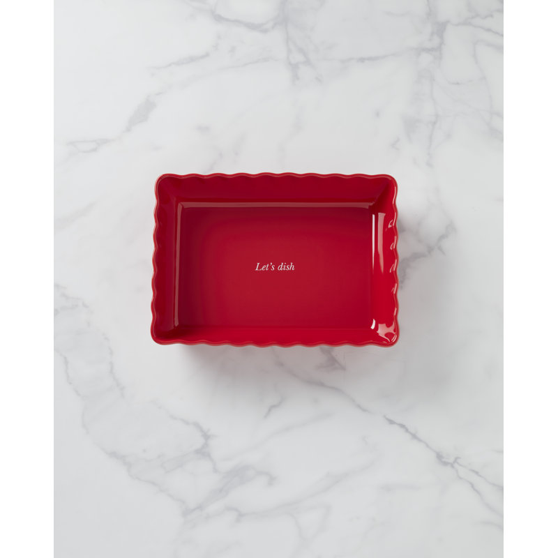 Make It Pop Rectangle Stoneware Baker