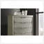Commode contemporaine en argent à 1 commode à 5 tiroirs