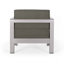 Simple elegance for living room, chic accent chair-792493385