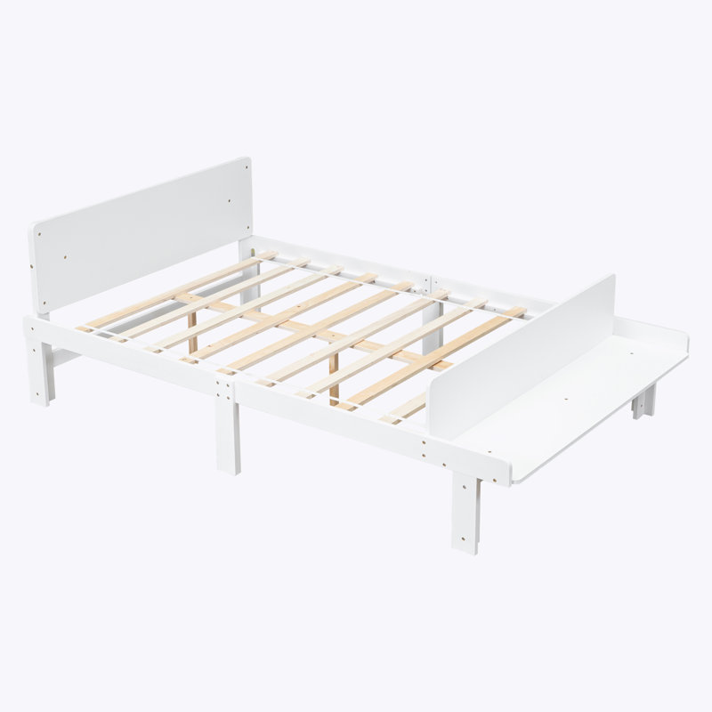 Bed, White, Twin