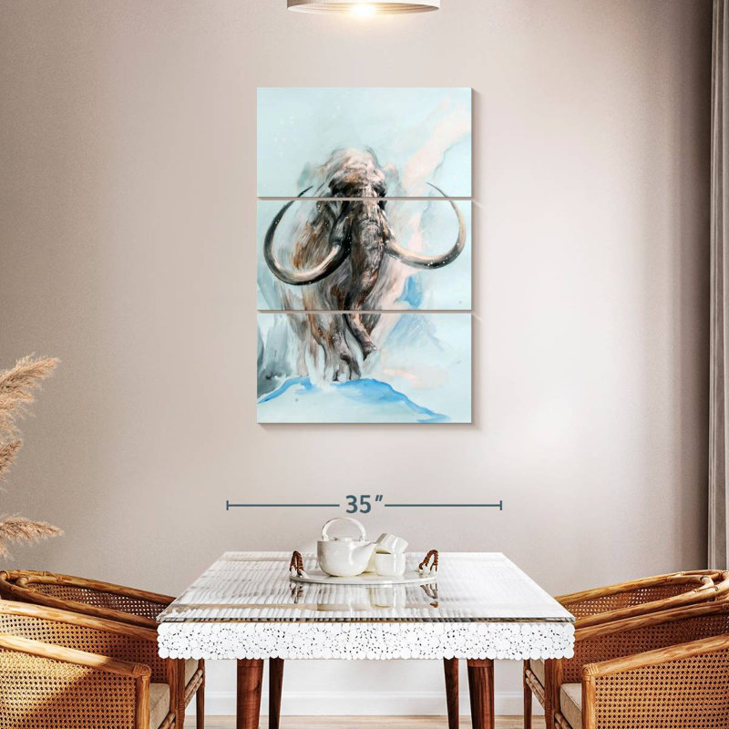 Brampt Mammoth, 45" H x 28" W