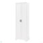 Armoire de rangement avec deux portes pour salle de bain, bureau, tablette réglable, panneau de fibres à densité moyenne-709318543