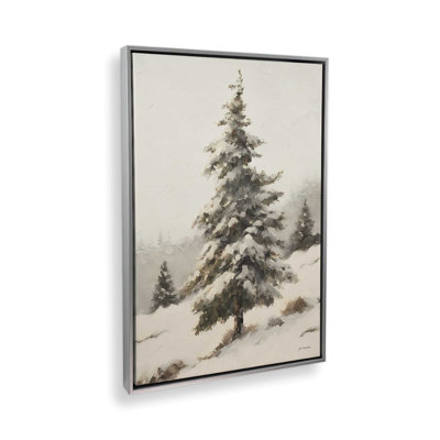 «Snow Clad Pine» par Jo Moulton, reproduction d'art