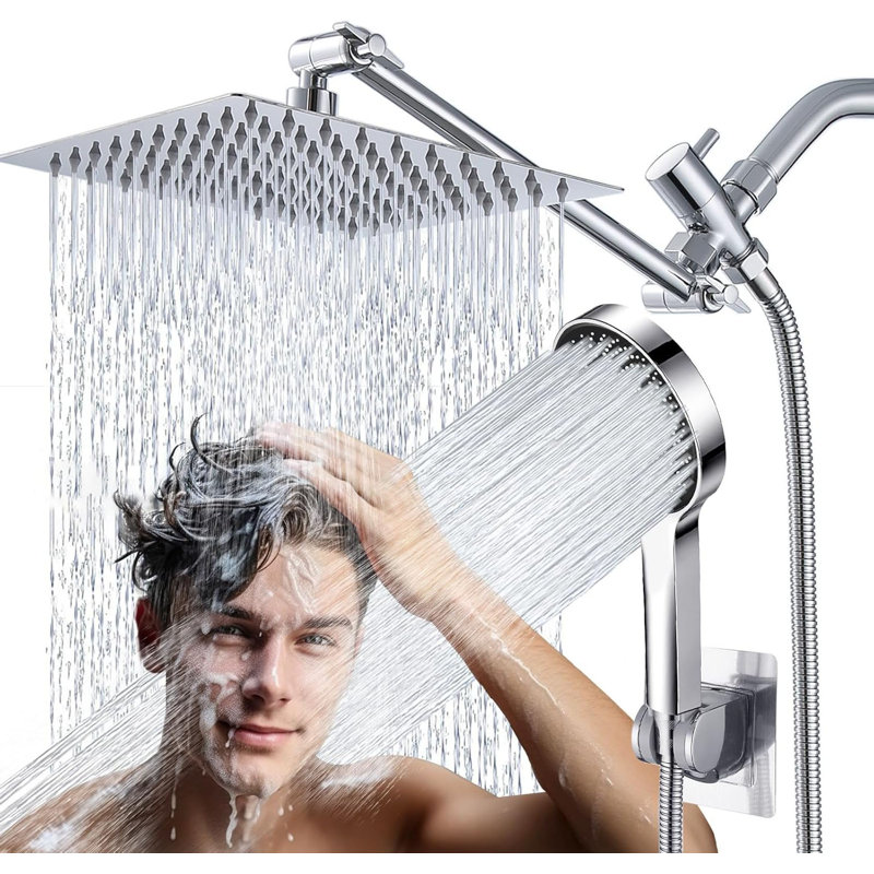 Pomme de douche double 1,8 GPM GPM, Chrome