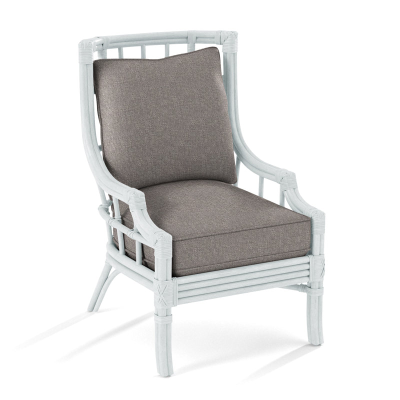 Fauteuil large 28,5 po Seville, Performance gris sucre; 0863-84, Blanc givré