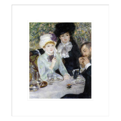 «After the lunch» par Pierre-Auguste Renoir, impression giclée encadrée