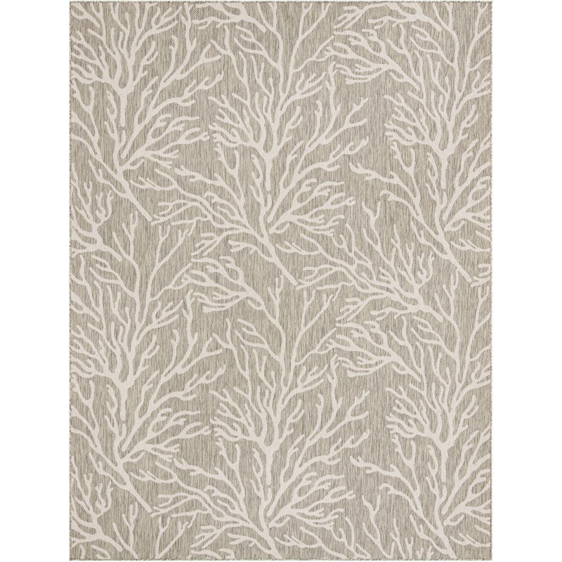 Tapis contemporain gris Azilynn, Rectangle 9 pi x 12 pi