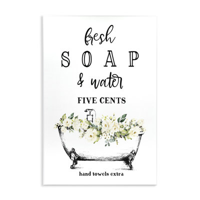 «Fresh Soap and Water Bath Tub»