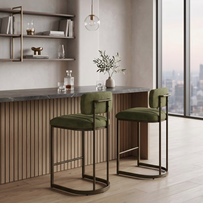 Tabouret de bar moderne 35 po
