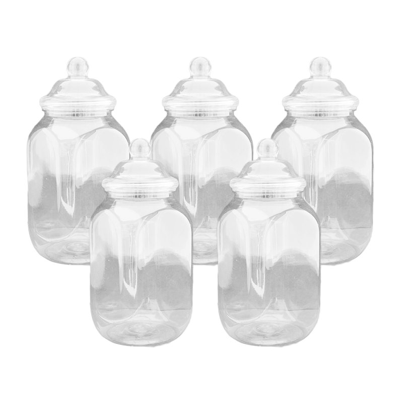 Jar - Set of 5, 18.19cm H x 8.75cm W x 8.75cm D