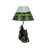 Ensemble de lampe de table vert 19 po Amorita