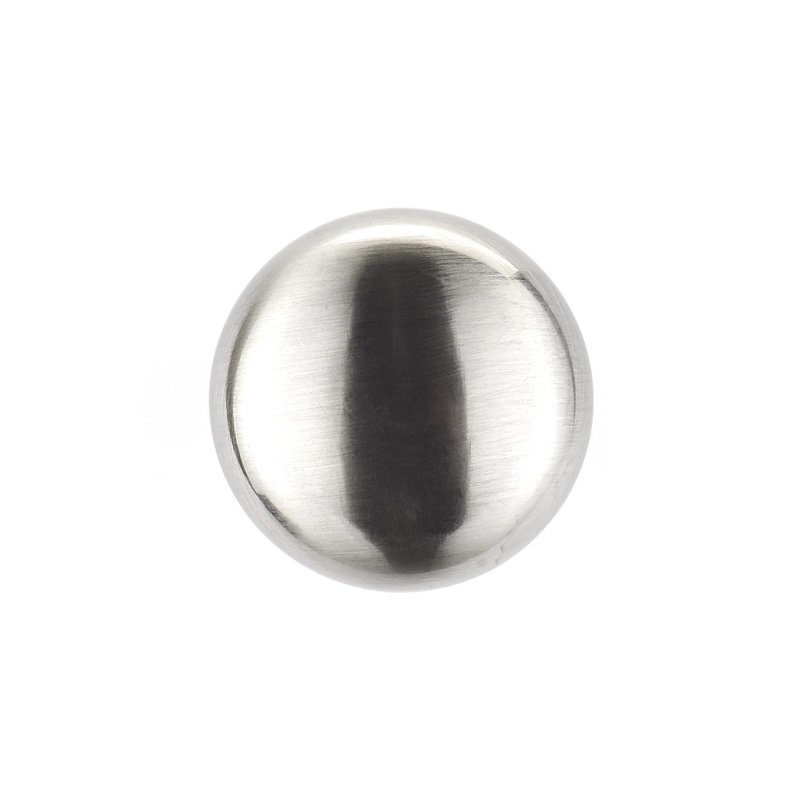 Poignée champignon Expression de 1 1/4 po de diamètre, Nickel brossé