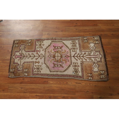 Tapis turc tribal en laine Anatolian