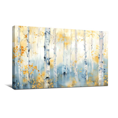 Plantes et fleurs, bouleaux, feuilles d'automne, doux