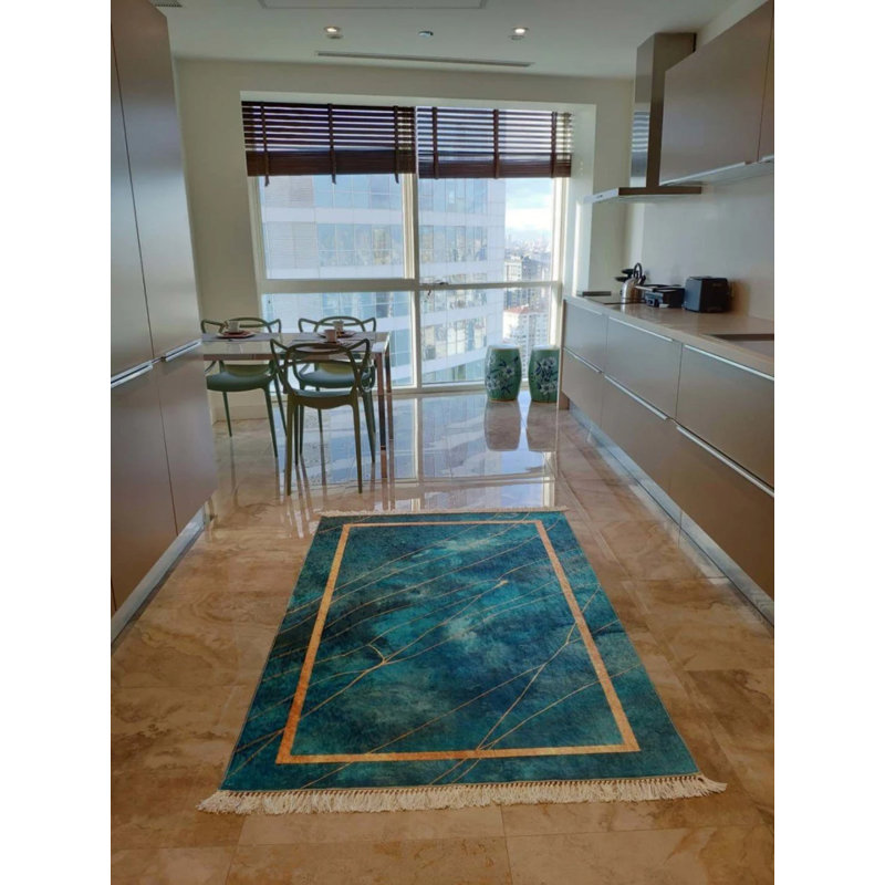 Tapis Masanao avec envers antidérapant, Rectangle 5 pi 3 po x 8 pi 10 po