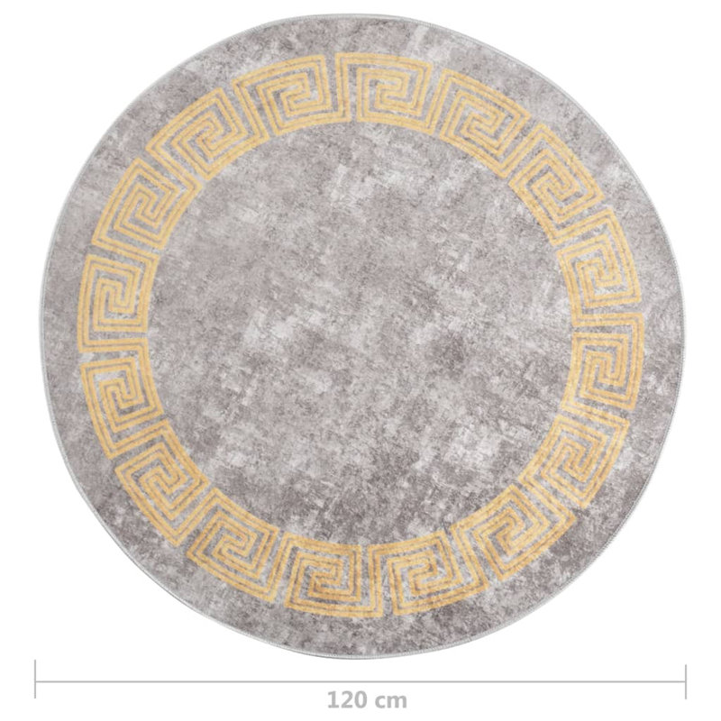 Round Grisby Southwestern Area Rug
