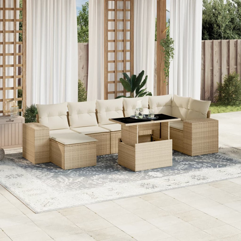 Ensemble de canapé de jardin Vidaxl