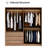Simple Walnut Colour Closet-112112421