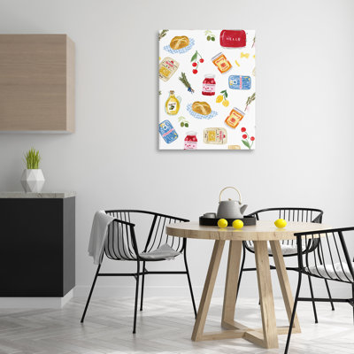 Delicate Kitchen Delights Canvas Wall Art by Ilis Avilés