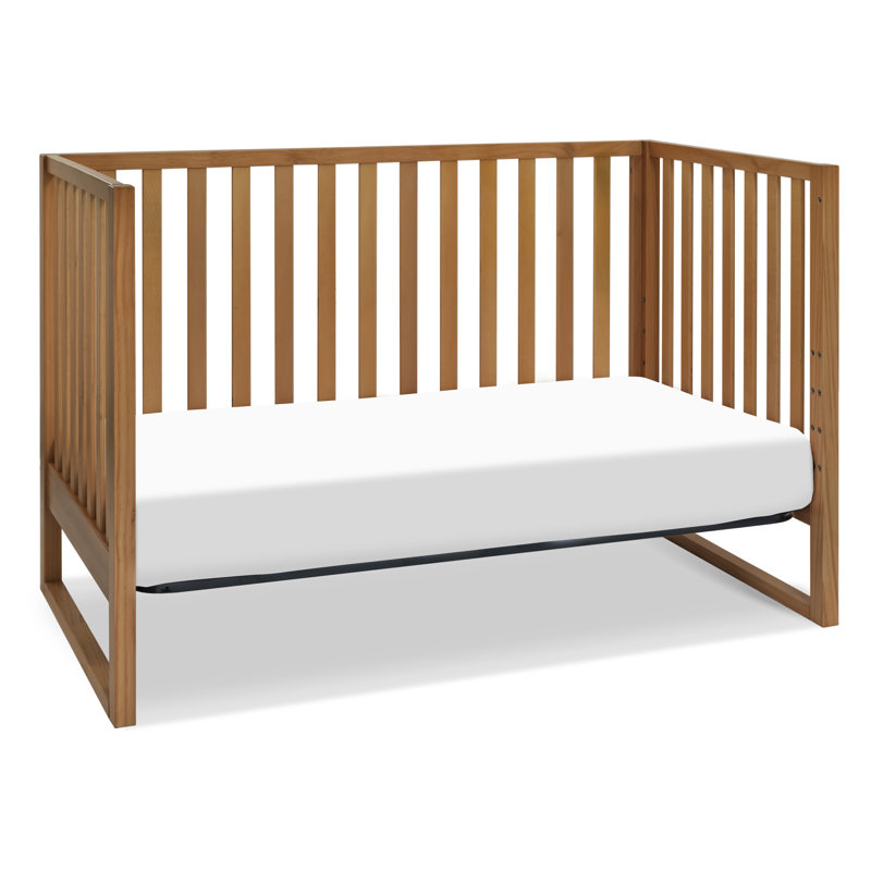 Hunter Chestnut 3-in-1 Convertible Crib with Adjustable Mattress Heights