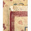 Tapis unique rouge / bleu noué à la main 7 pi 10 po x 10 pi 2 po Keenan