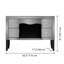 Meuble-lavabo à 5 tiroirs à motif gris Luxury Patternson