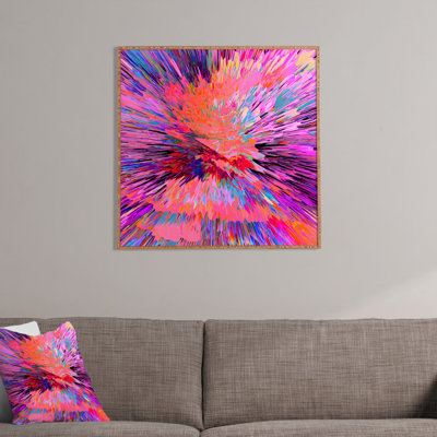 « color explosion i », impression encadrée