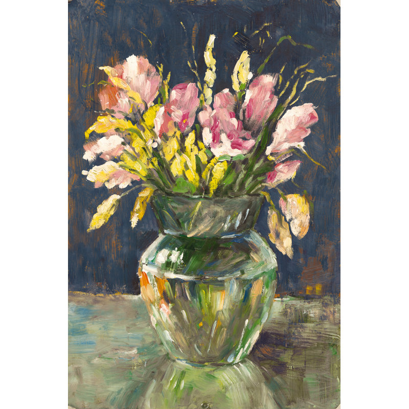 Still Life Flowers - Wrapped Canvas Painting, 30cm H x 20cm W x 3.8cm D