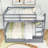 Wood Bunk Bed With 2 Drawers-1006383807-1006383792
