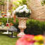Rosy Check Pedestal Urn-1040958365