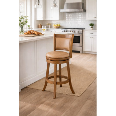 Analuz Swivel Counter, Bar and Extra Tall Wood Stool