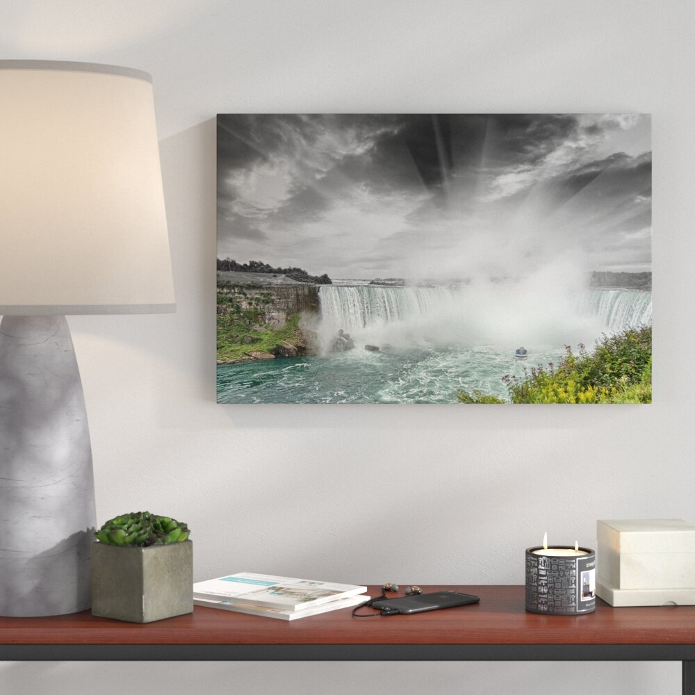 Leinwandbild „Beeindruckende Niagara Fälle", Grafikdruck