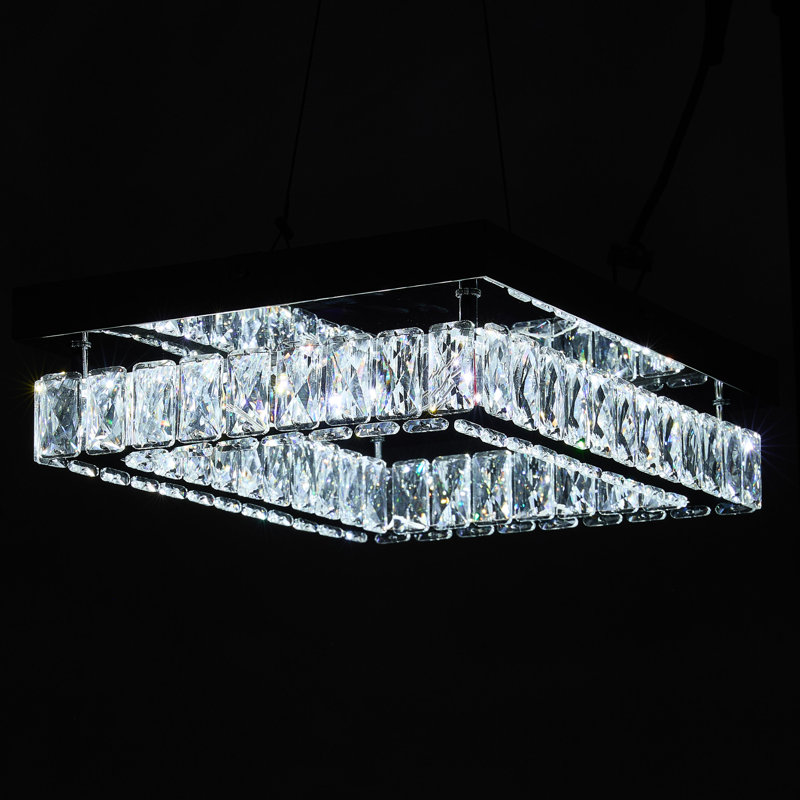 Crystal LED Flush Mount