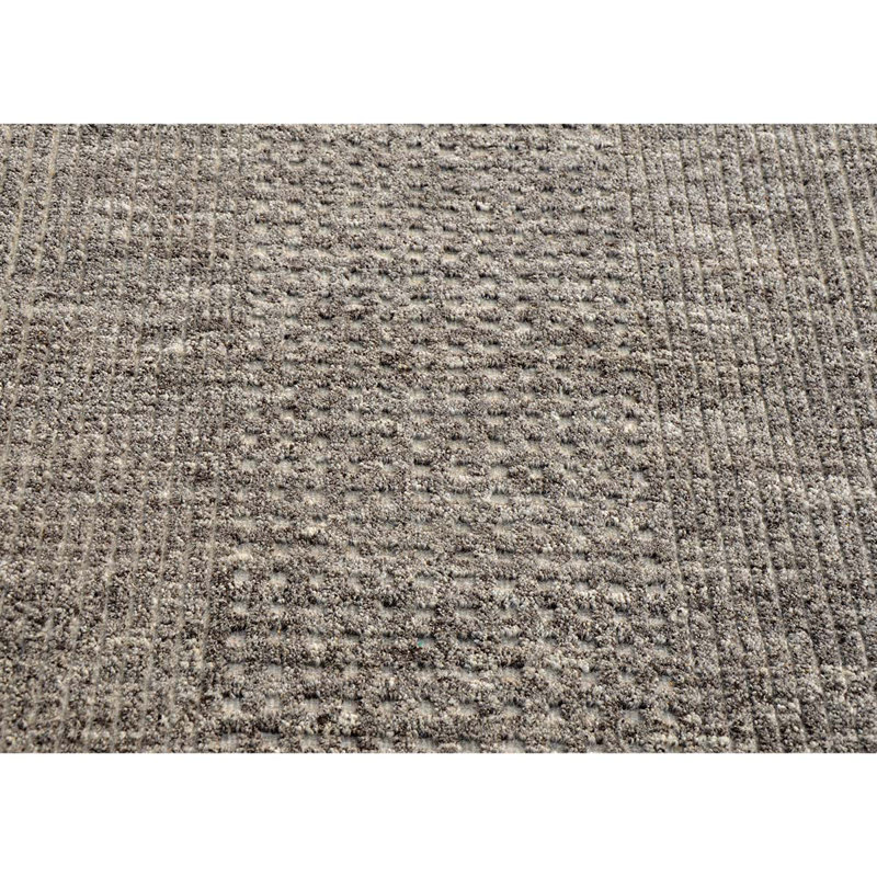 Area Rug in Brown, Rectangle 6' x 9'