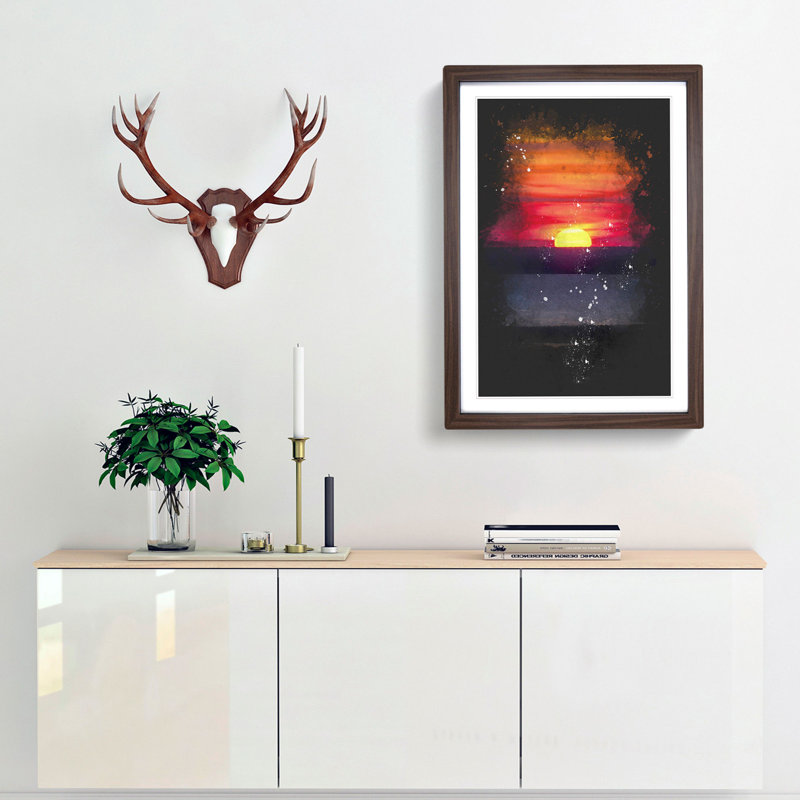 Sunset in Florida - Framed Print, Walnut Framed, 33cm H x 24cm W x 2cm D