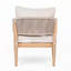 Fauteuil club d'extérieur en bois d'acacia-799198424