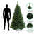 Pre-Lit Christmas Tree 6Ft Artificial Hinged Xmas Tree With  Foldable Stand
